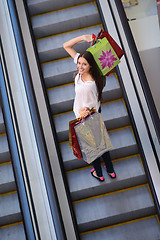 Image showing happy young couple in shopping