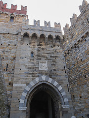 Image showing Albertis Castle in Genoa Italy