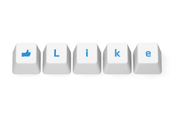 Image showing Keyboard&amp;#39;s Like buttons