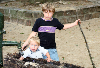 Image showing Auf dem Spielplatz