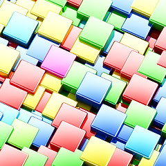 Image showing Multicolor abstract background