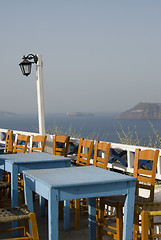Image showing taverna sea view