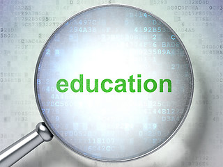 Image showing Words education on digital background