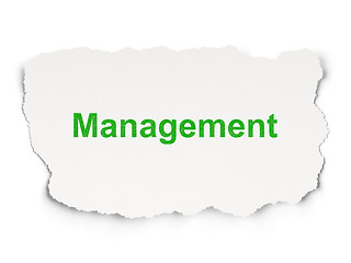 Image showing Finance concept: Management