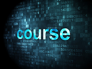 Image showing Education concept: course on digital background