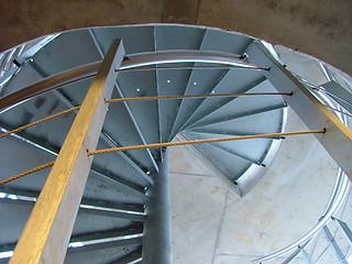 Image showing winding up staircase