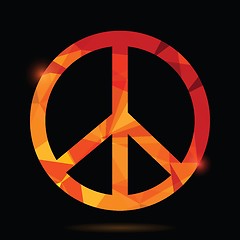 Image showing pacifist symbol