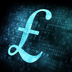 Image showing Pound sign on digital screen