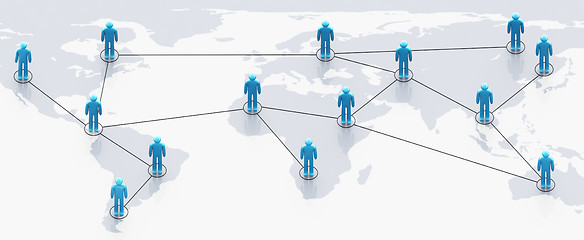 Image showing Social network concept