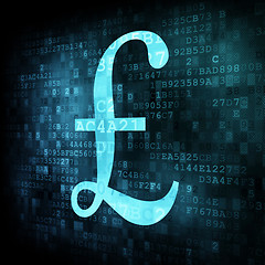 Image showing Pound sign on digital screen