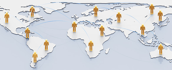 Image showing Social network concept