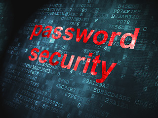 Image showing Password Security on digital background