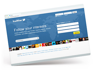 Image showing Twitter.com home page