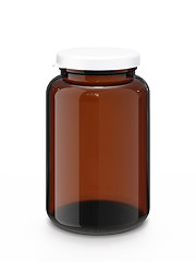 Image showing Medicine bottle with cap