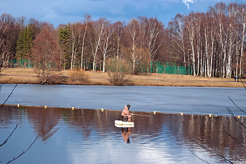 Image showing Spring fishing.