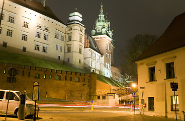 Image showing The Royal Road leading to Wawel Castle Wawel Hill Krakow Poland 