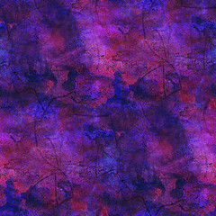 Image showing colorful pattern water texture paint abstract color purple seaml