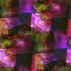 Image showing colorful pattern water texture paint purple, brown abstract colo