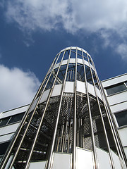 Image showing Metallic stairs