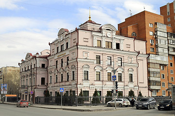 Image showing V. I. Rabinovich's house. Architecture monument. Tyumen, Russia.