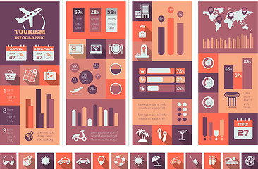 Image showing Travel Infographic Template.