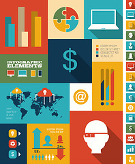 Image showing IT Industry Infographic Elements