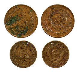 Image showing two and three kopecks, USSR, 1928-1932