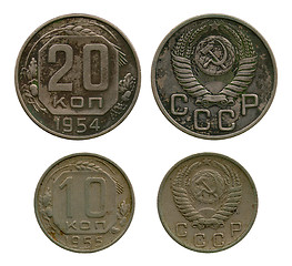 Image showing kopecks, USSR, 1954-1955