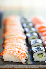 Image showing Fresh sushi