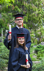 Image showing Couple in the Graduation Day