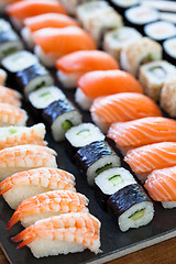 Image showing Fresh sushi