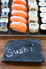 Image showing Fresh sushi