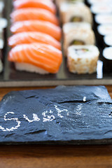 Image showing Fresh sushi