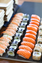 Image showing Fresh sushi