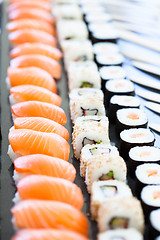 Image showing Fresh sushi