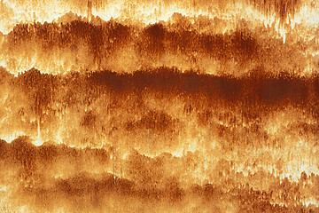 Image showing Dyed rusty metal surface