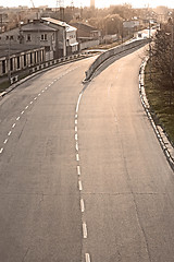 Image showing Four way paved road in Lviv, Ukraine