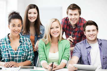 Image showing group of students at school