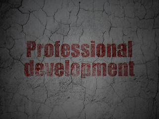 Image showing Education concept: Professional Development on grunge wall background