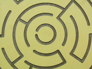 Image showing Yellow labyrinth