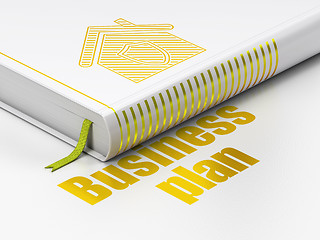 Image showing Business concept: book Home, Business Plan on white background