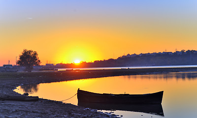 Image showing Boat on shore