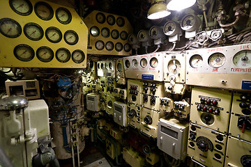Image showing Russian submarine interior