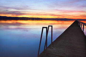 Image showing Sunset at Long Jetty NSW Australia