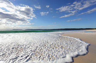 Image showing Morning light on the pristine beaches of Australia