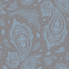 Image showing Seamless Paisley background.