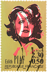 Image showing Edith Piaf Stamp