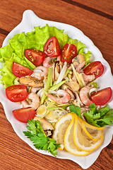 Image showing Seafood salad