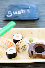 Image showing Sushi plate