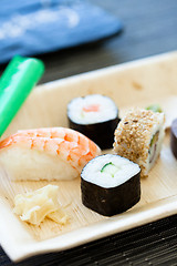 Image showing Sushi plate